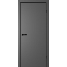 Дверь межкомнатная Сибирь Профиль Нео N01 Графит эмалит, глухое полотно, кромка